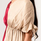 Ecru Wine Half Blouse