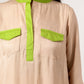 Ecru Green Full Sleeve Blouse