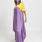 Purple Yellow Kurta Set