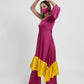 Wine Yellow Co-ordinated Set