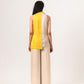 Yellow Ecru Halter Neck Co-ord Set