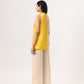 Yellow Ecru Halter Neck Co-ord Set