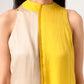 Yellow Ecru Halter Neck Co-ord Set