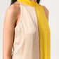 Yellow Ecru Halter Neck Co-ord Set