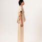 Ecru-Green Half-Half Co-ord Set