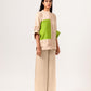 Ecr-Green Blocked Co-ord Set
