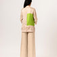 Ecr-Green Blocked Co-ord Set