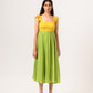 Yellow-Green Umbrella Dress