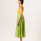 Yellow-Green Umbrella Dress