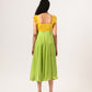 Yellow-Green Umbrella Dress