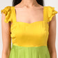 Yellow-Green Umbrella Dress