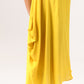 Wine-Yellow One Shoulder Dress