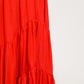Red-Pink Asymmetrical Dress