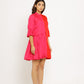 Red-Pink Half & Half Dress