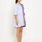 Purple-Lilac Half & Half Dress