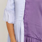 Purple-Lilac Half & Half Dress