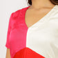 Red-Pink Midi Dress
