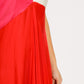 Red-Pink Midi Dress