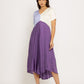 Purple-Lilac Midi Dress