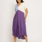 Purple-Lilac Midi Dress