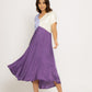 Purple-Lilac Midi Dress