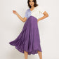Purple-Lilac Midi Dress