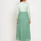 Teal-Tea Green Maxi Dress