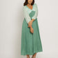 Teal-Tea Green Maxi Dress
