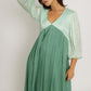 Teal-Tea Green Maxi Dress