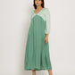 Teal-Tea Green Maxi Dress