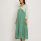 Teal-Tea Green Maxi Dress