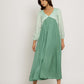 Teal-Tea Green Maxi Dress