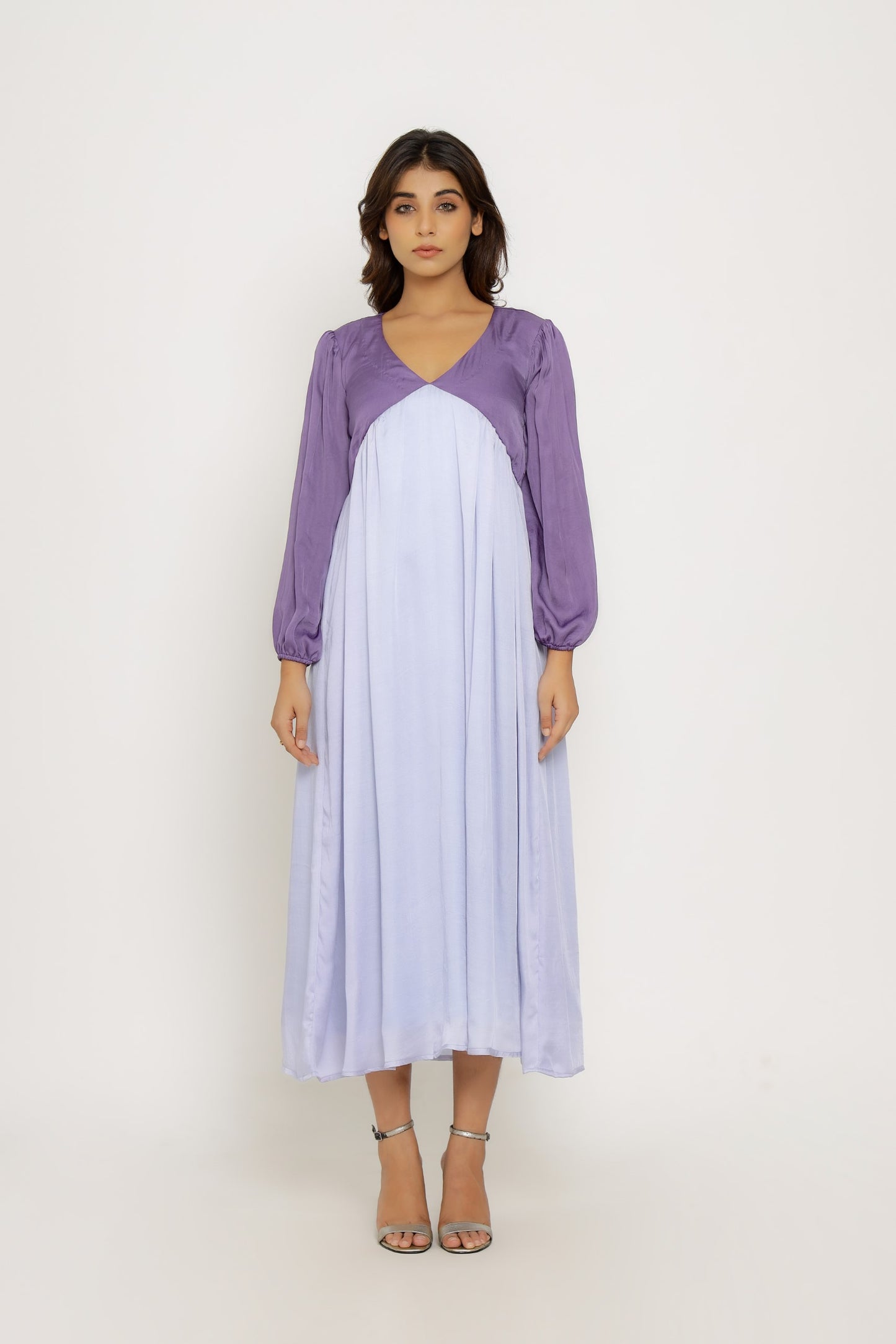 Purple-Lilac Maxi Dress