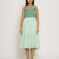 Teal -Tea Green Midi Dress