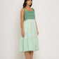 Teal -Tea Green Midi Dress