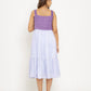 Purple-Lilac Midi Dress