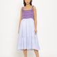 Purple-Lilac Midi Dress