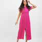Hot pink slit dress
