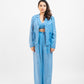 Baby blue co-ord set with jacket