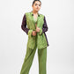 Green bandhej co-ord set