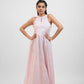 Baby pink checkered dress