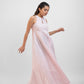 Baby pink checkered dress