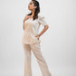 Off white flared pant