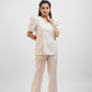 Off white flared pant