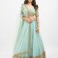 Sky blue Multi embroidered lehenga set