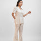 Off white flared pant