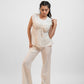 Off white flared pant