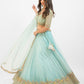 Sky blue Multi embroidered lehenga set