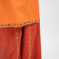 Rust orange embroidered palazzo set