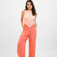 Peach satin co-ord set